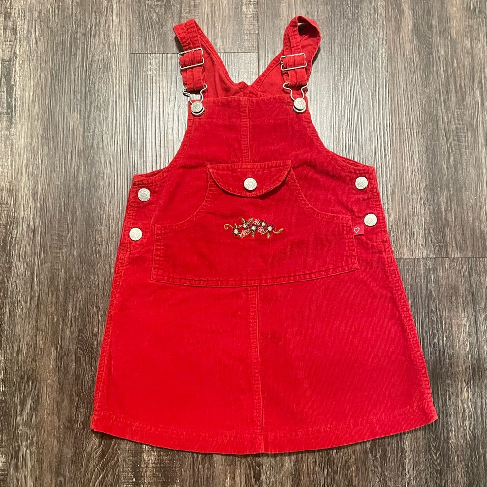 Canyon River Blues Red Corduroy Skirt-all Dress 5/6